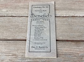 Antique 1917 Benefiel Automatic Handy Tool Booklet Brochure Fence Stretcher Jack - £19.38 GBP