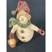 Vintage 90s Boyds Bear Snowman Figure 2E/3943 370105 4 inch Collectible Holiday - £9.34 GBP