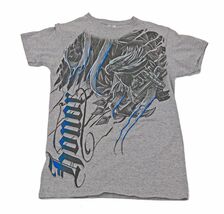 Men&#39;s Honor Eagle Anchor Arrows Grey Tee Shirt Small - $9.90