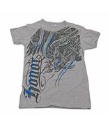 Men&#39;s Honor Eagle Anchor Arrows Grey Tee Shirt Small - $181.81 MXN