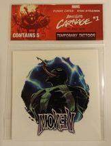 Lot of 4 Absolute Carnage #1 Temporary Tattoos Pack of 5 Mint Sealed Venom Promo - £7.18 GBP
