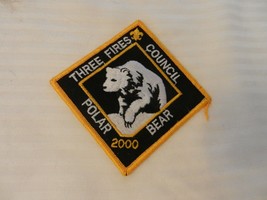 Three Fires Council Polar Bear 2000 Pocket Patch Boy Scouts - £11.85 GBP