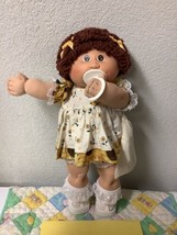 Vintage Cabbage Patch Kid With Pacifier Short Auburn Loops 2ND Edition Hong Kong - $255.00