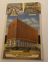 Vintage Postcard Unposted The Ambassador Hotel Washington DC - £2.42 GBP