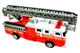 Red Fire Engine Ladder Truck Die Cast Metal Collectible Pencil Sharpener - £5.50 GBP