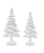 White Washed Pine Tree (Set of 2) - $1,708.42 MXN