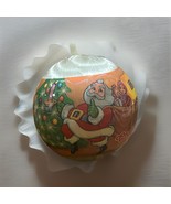 Vintage Hallmark Ornament Satin Ball, Christmas 1999,  Santa Claus, 3&quot;, ... - $19.52 CAD