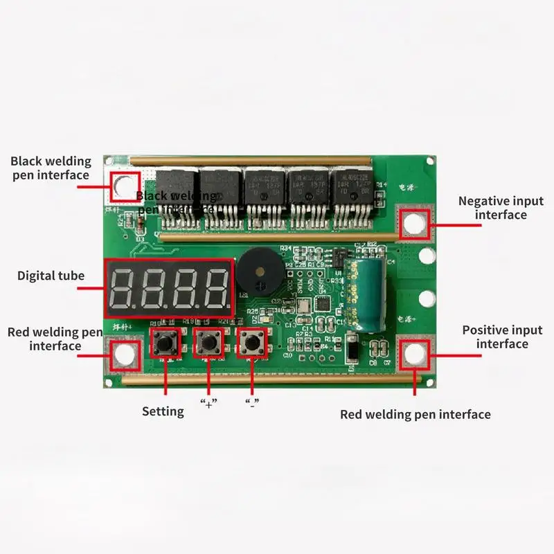 Battery Spot Welder Handheld DIY Spot Welding hine With 100 Gears Adjustable Por - £123.34 GBP