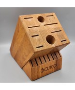 CUTCO 1748 R  Homemaker 18 Slot Knife Block ( 8 Steak Slots ) USA Honey Oak - $54.86 CAD
