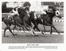 1984 - LUCKY LUCKY LUCKY winning the Kentucky Oaks - 10&quot; x 8&quot; - £16.02 GBP