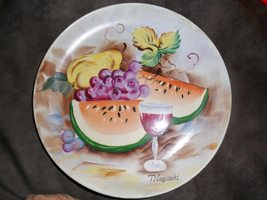 Lipper &amp; Mann Plate signed T. Nagasaki, from Japan. 9 1/2 &quot; - £23.11 GBP