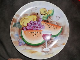 Lipper &amp; Mann Plate signed T. Nagasaki, from Japan. 9 1/2 &quot; - £23.03 GBP