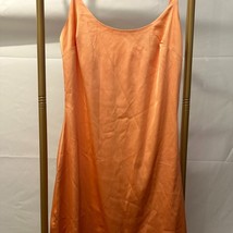 Missguided Peach Satin Slip Dress Size 4 Elegant Evening Style - $401.82 MXN