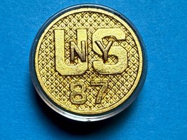 CIRCA 1926-1937, U.S. NEW YORK, 87th REGIMENT, COLLAR DISK TYPE II, ENLI... - $21.02 CAD