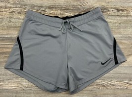 Nike Women&#39;s Grey Athletic Shorts Size Medium Style #724426-065 - £17.38 GBP