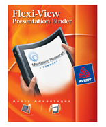 Flexi-view Presentation Binder, 1&quot; 3-Ring Binder 8.5&quot; x 11&quot; - 17686 - £4.73 GBP