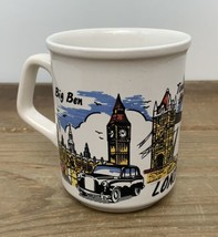Vtg London Mug Big Ben Trafalgar Square Tower Bridge Double Decker James... - $20.17 CAD