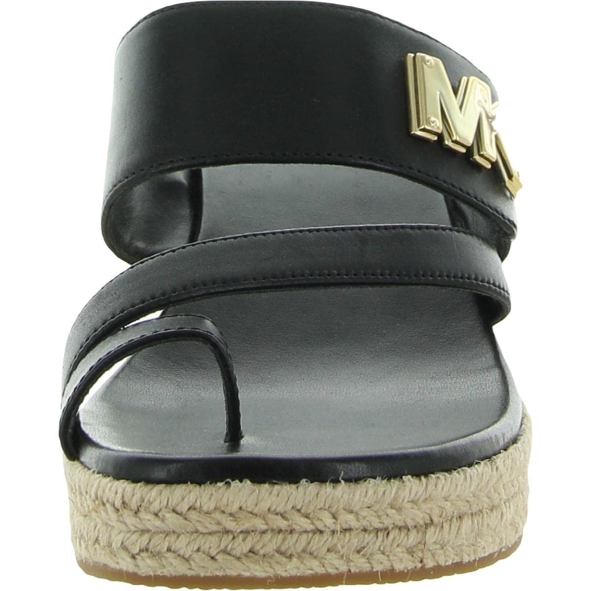 Michael Kors Women's Sidney Mid Wedge Black 9 M Black NEW Item image 2