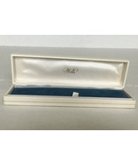 vintage wells jewelry store empty box for watch or braclet blue lined fl... - $27.15 CAD
