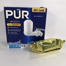 PUR Max Ion Water Faucet Filtration System, Classic FM3333B, White New +1 Filter - £26.51 GBP