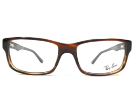 Ray-Ban Eyeglasses Frames RB5245 5607 Tortoise Clear Gray Rectangular 54-17-145 - £51.48 GBP