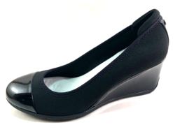 Anne Klein Sport Taite 2 Black Mid Wedge Slip On Shoe - $79.00