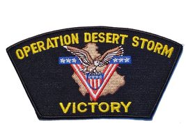 Operation Desert Storm Victory Patch - Great Color - Veteran Owned Business - £10.47 GBP