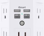 One Beat 1680J 3 Power Strip Surge Protector, 5 Outlets, 4 USB Ports USB C - $30.00