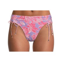 Bikini bottoms 1X swim bathing suit floral cheeky low rise women&#39;s plus swimsuit - £14.01 GBP