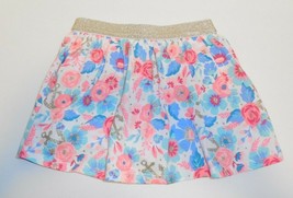 Tommy Bahama Kids Girls Size 4 XS Skirt Skort White Pink Blue Floral New  - $21.77