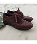 Cole Haan Womens Zero Grand Wingtip Oxford Loafer Size 7 Maroon Leather ... - $52.79 CAD