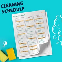 Cleaning Schedule, Bullet Journal, Detailed Cleaning Tracker, Cleaning - £1.59 GBP