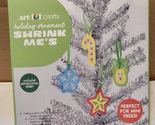 Art 101 Crafts Ornament Craft Kit Shrink Me’s Mini’s 4ea Ribbon &amp; Marker... - £5.89 GBP