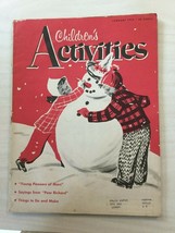 Children&#39;s Activities Magazine - January 1956 - Stories, Games, Puzzles, Poems - £2.34 GBP