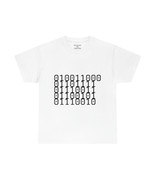 Unisex Heavy Cotton Tee Binary for LOSER and Loser on back of shirt - $30.66+