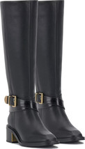 Vince Camuto Women&#39;s Gini Knee High Boot, Black Wide Calf, 8M NIB - $98.95