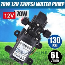 12V 70W Auto Fresh Water Pressure Diaphragm Pump 5Gpm 130Psi For Boat/Ma... - £46.60 GBP