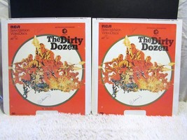 CED VideoDisc The Dirty Dozen Bronson (1967) MGM, RCA SelectaVision, Part 1 &amp; 2 - £11.55 GBP