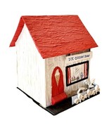 1970s Vintage Ice Cream Shop Paper House Village Crafts MCM Maine Handma... - $54.66 CAD
