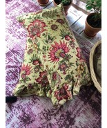 Handmade Floral Pillow Case/Sham with 5&quot; Ruffle - £11.46 GBP