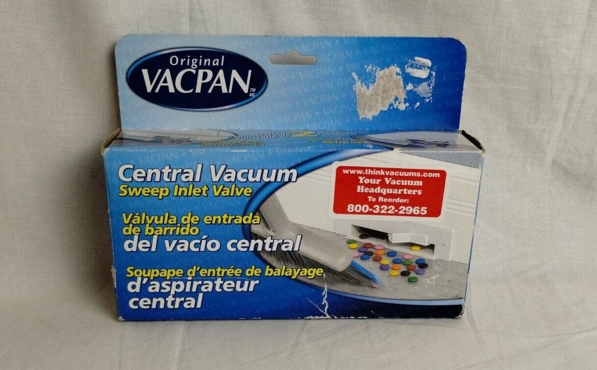 Central Vacuum Automatic Dustpan Original VACPAN Black - $12.87