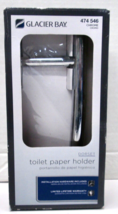 New Glacier Bay Single Arm Chrome Toilet Paper Holder Dorset -  #474546 - £9.75 GBP