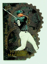 1997 Fleer Ultra Hitting Machines Diecut - Albert Belle #8 Baseball Card - $7.69