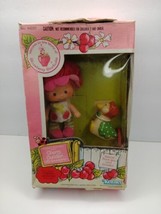 Vintage Kenner Strawberry Shortcake Cherry Cuddler Doll With Gooseberry Pet NIB - $39.99