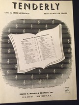 TENDERLY  Jack Lawrence Lyric, Walter Gross Music, 1947 - £5.51 GBP