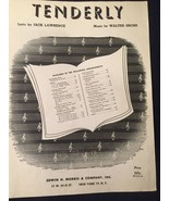 TENDERLY  Jack Lawrence Lyric, Walter Gross Music, 1947 - $9.57 CAD