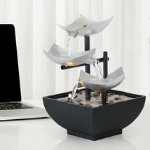 New Home Decoration Flowing Water Ornaments Desktop Fountain Crafts For ... - $50.30+