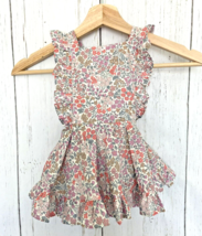 Numi Liberty of London Floral Pinafore Dress Romper New with Tags 12-24 ... - £36.60 GBP