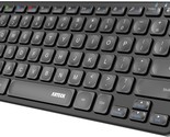 Ultra Slim And Compact Wireless Bluetooth Keyboard With Media Hotkeys For - $38.94