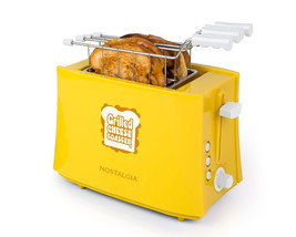 TCS2 Grilled Cheese Toaster with Easy-Clean Toaster Baskets and Adjustab... - £47.08 GBP